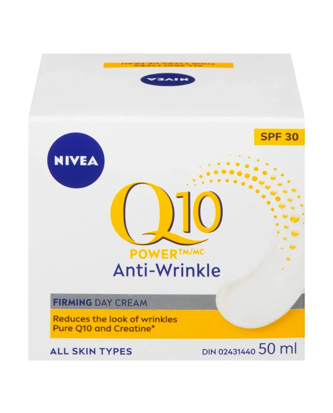 (NEW) Nivea Q10 Anti-Wrinkle Firming SPF 30 Day Cream 50ml