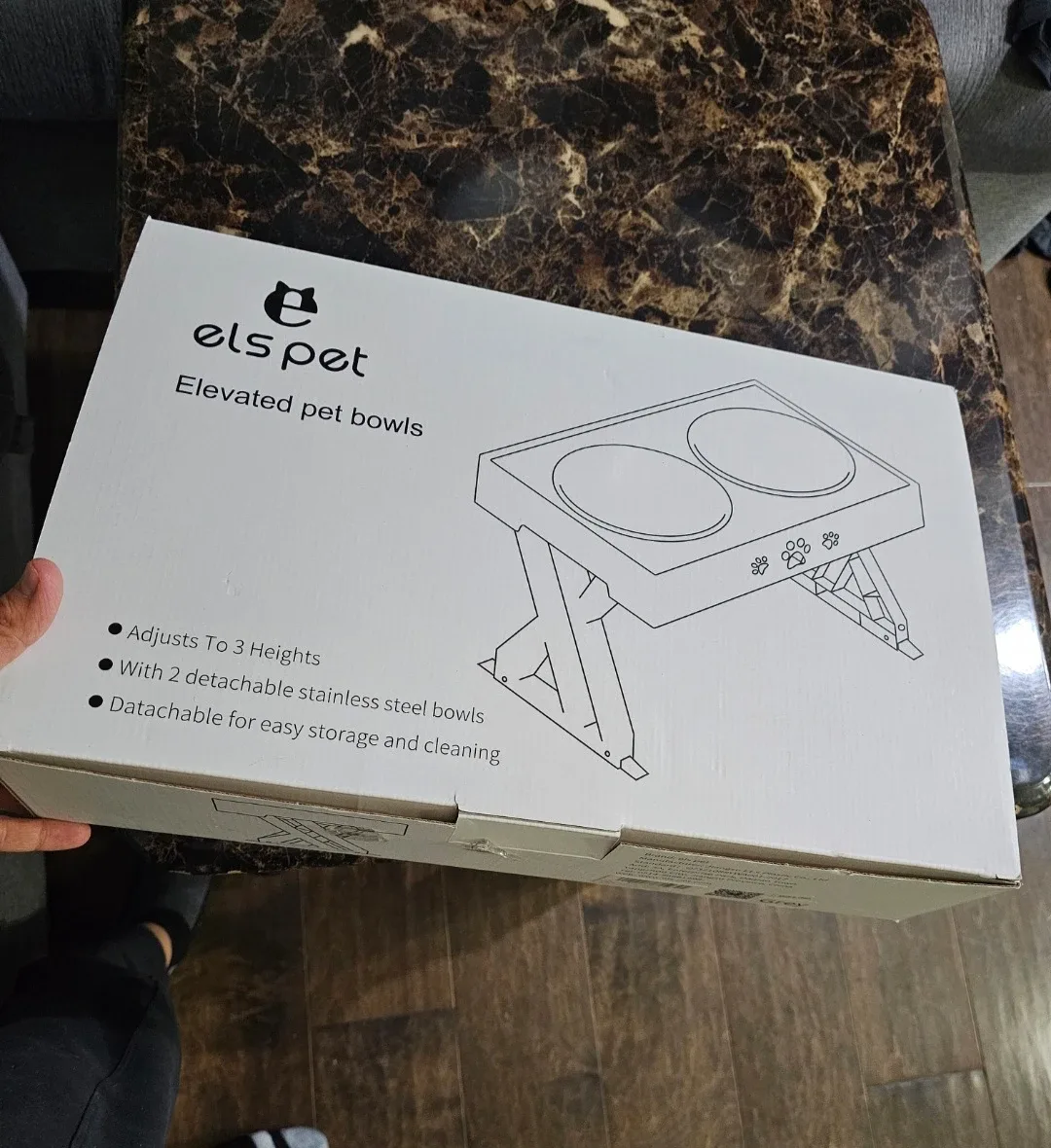 Raised Dog Bowls, Removable Elevated Pet Bowls Easy to Clean.. image indicator(6)