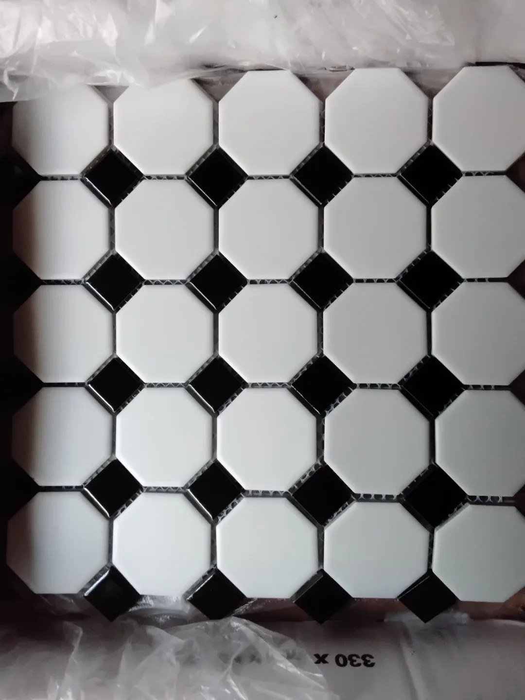 🔳♟️Black & White Tiles Sheets & Accent Tiles - New in Box♟️🔳