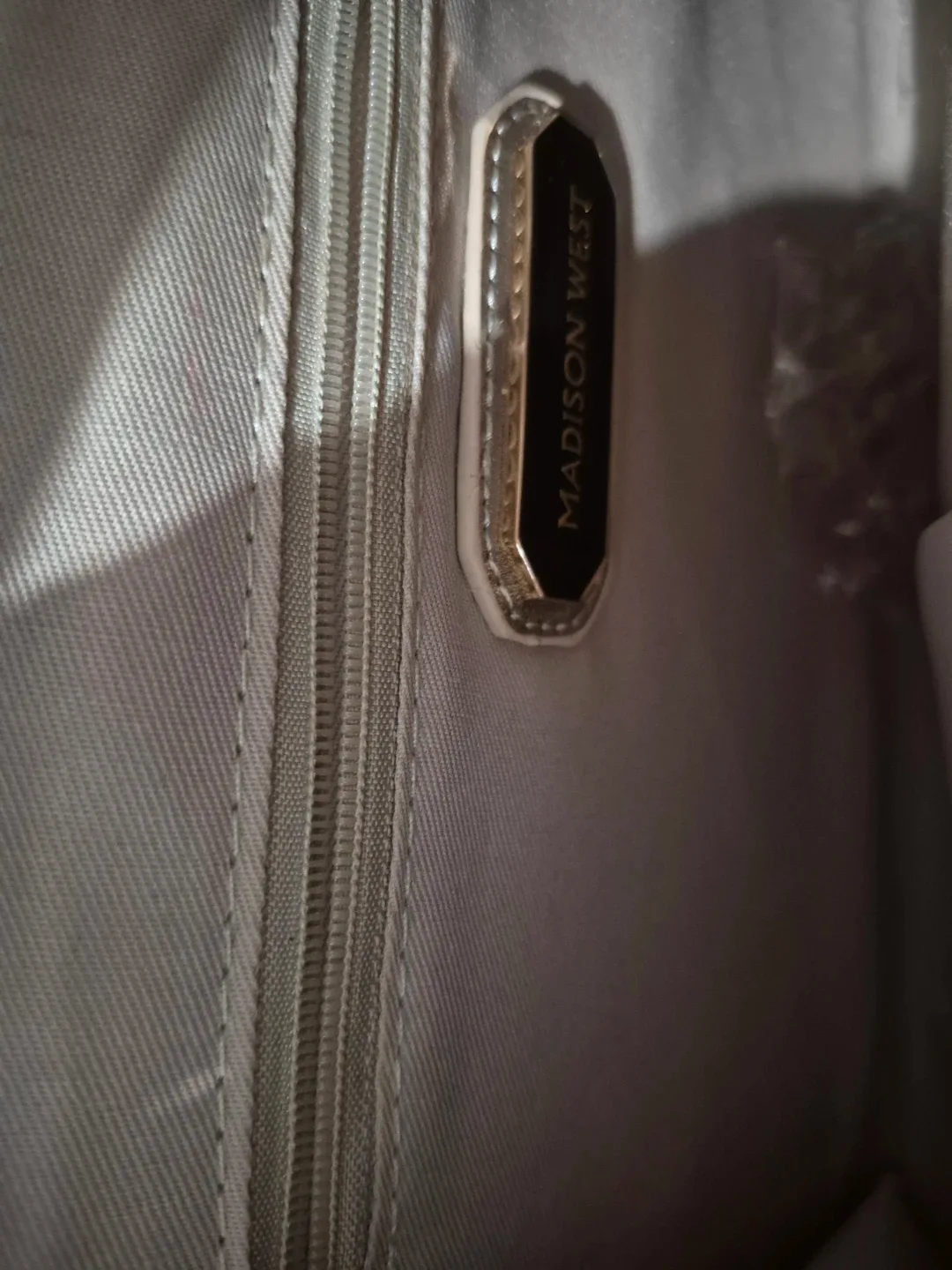 Madison West  Clutch Crossbody Bag Blush Pink Gold Chain Purse image indicator(2)