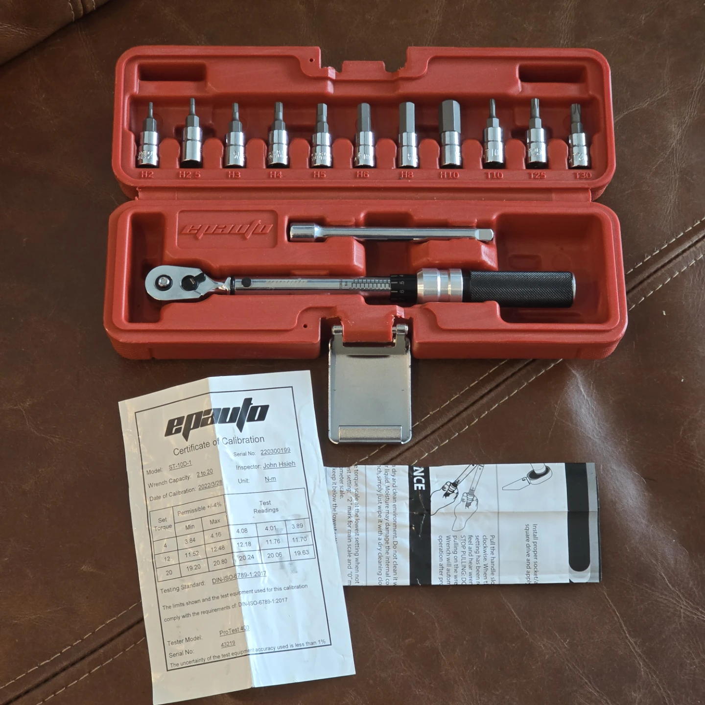 Epaulo ST-10D-1 Torque Wrench Set