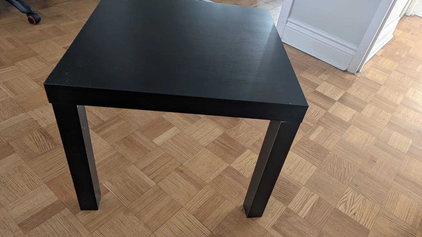 Black Side Table - 21 inches - photo 3