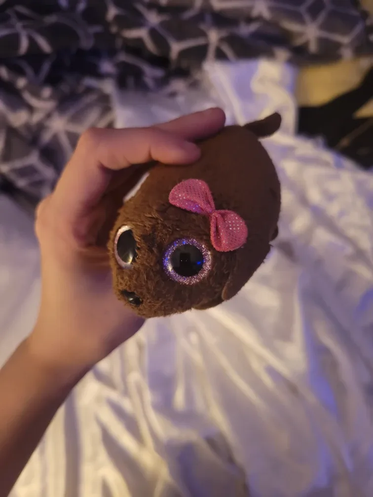 Ty Beanie Boo Brown dog Plush image indicator(2)