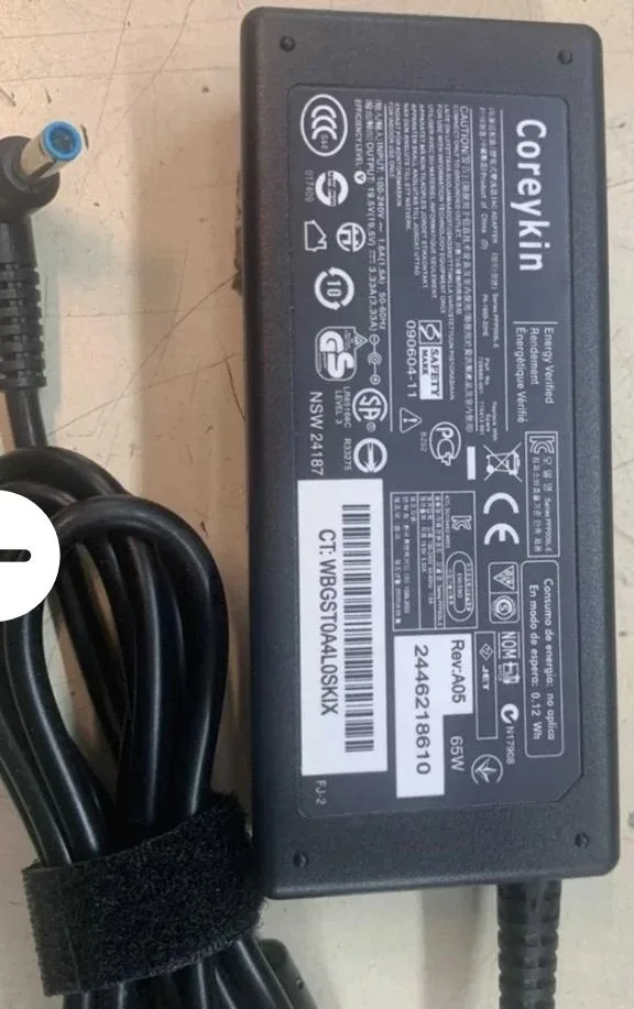 Coreykin 65W AC Adapter laptop charger