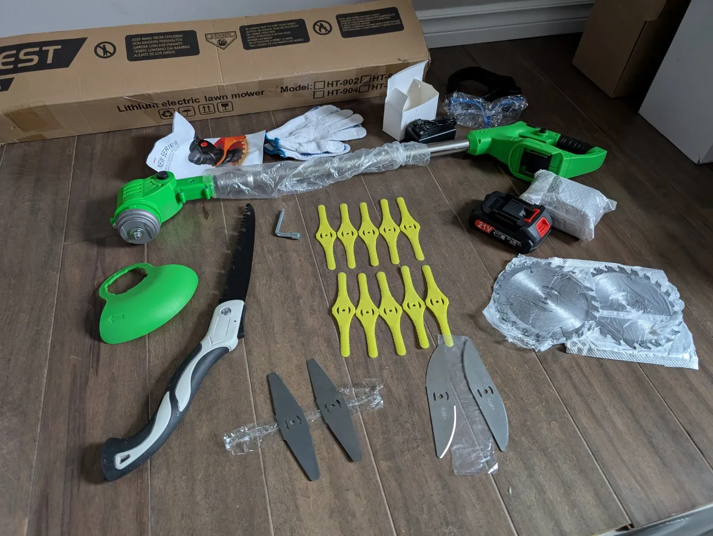 Brand New Battery Powered Weed Trimmer For Sale 🥕 image indicator(9)