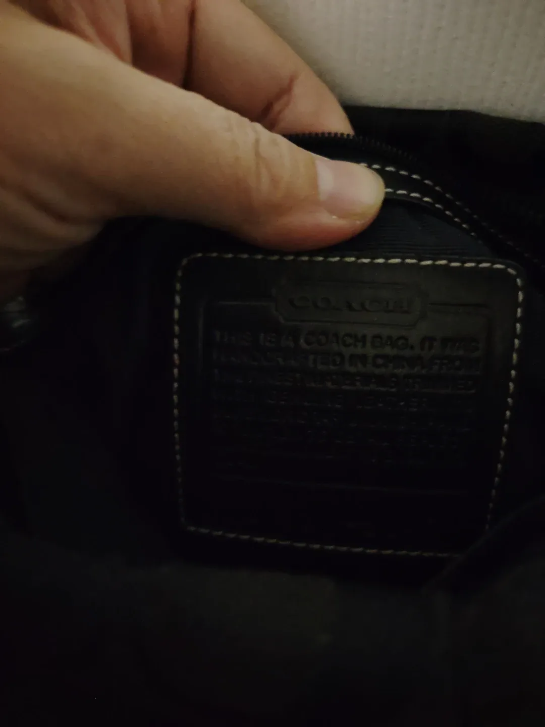 Coach Black Handbag image indicator(2)