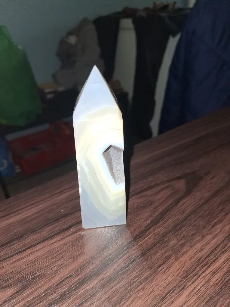 4 Inches Tall Agate Geode Tower image indicator(3)