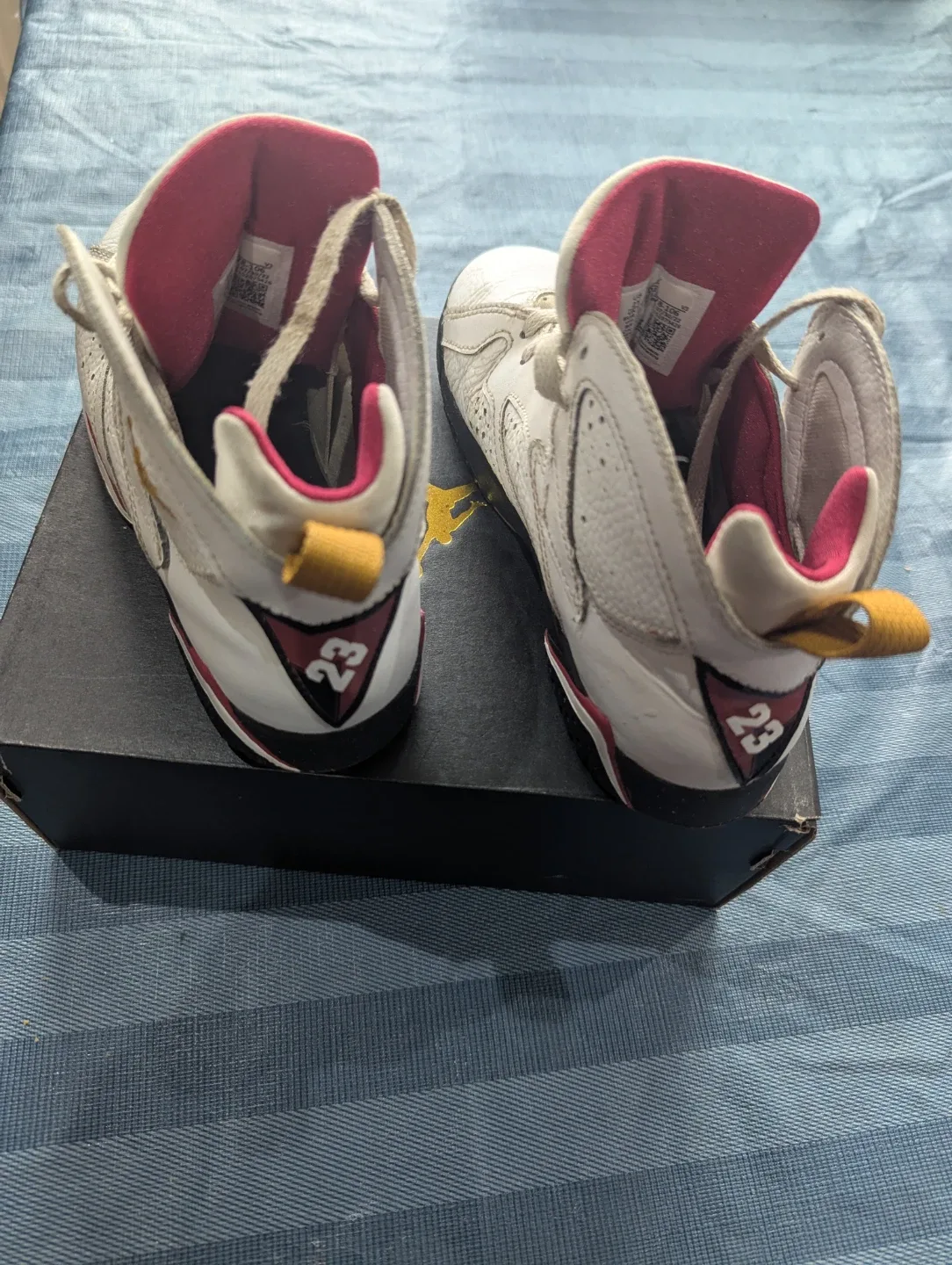 Air Jordan 7 Retro White Cardinal image indicator(3)