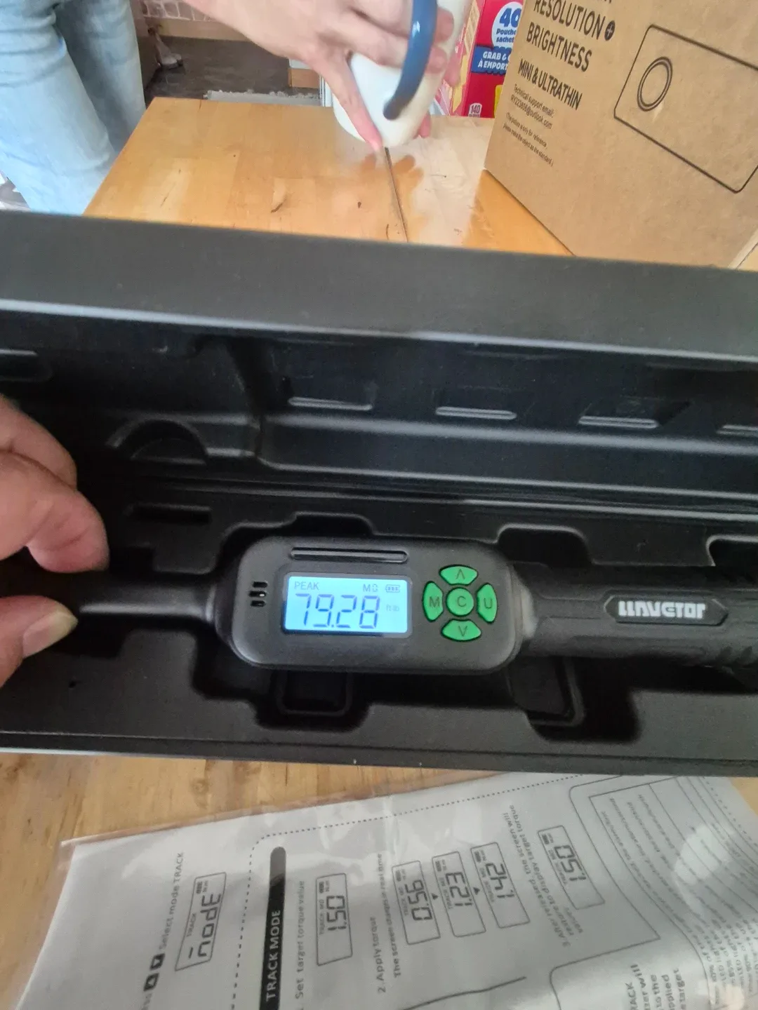 Digital Torque Wrench,NEW, 135Nm image indicator(6)