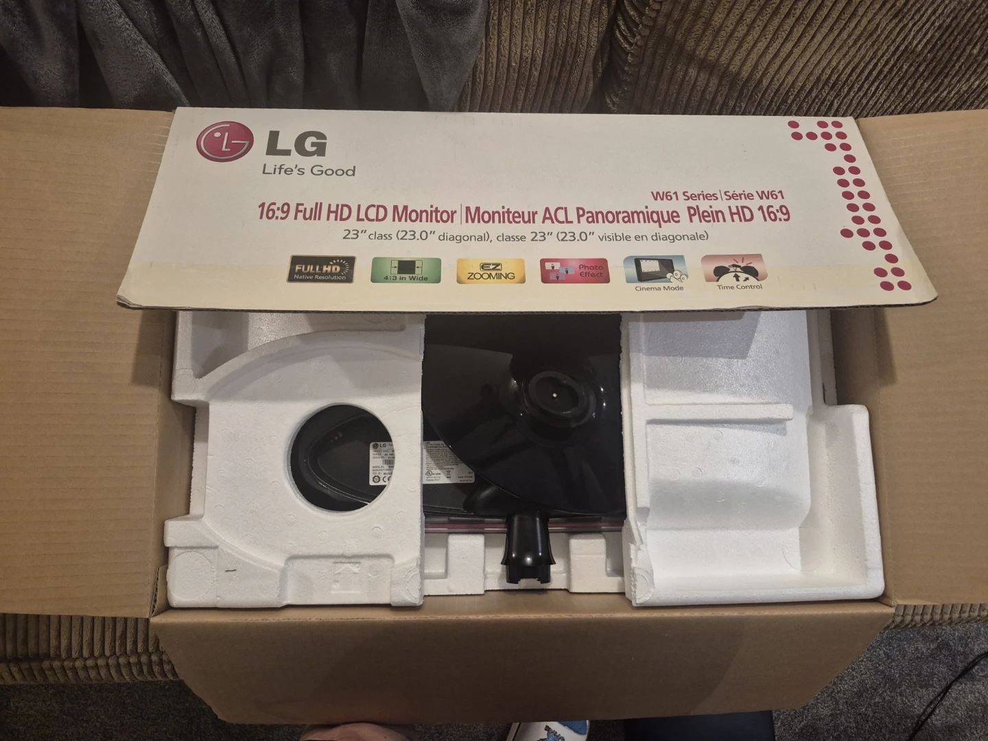 LG W61 23" Full HD LCD Monitor -  New!