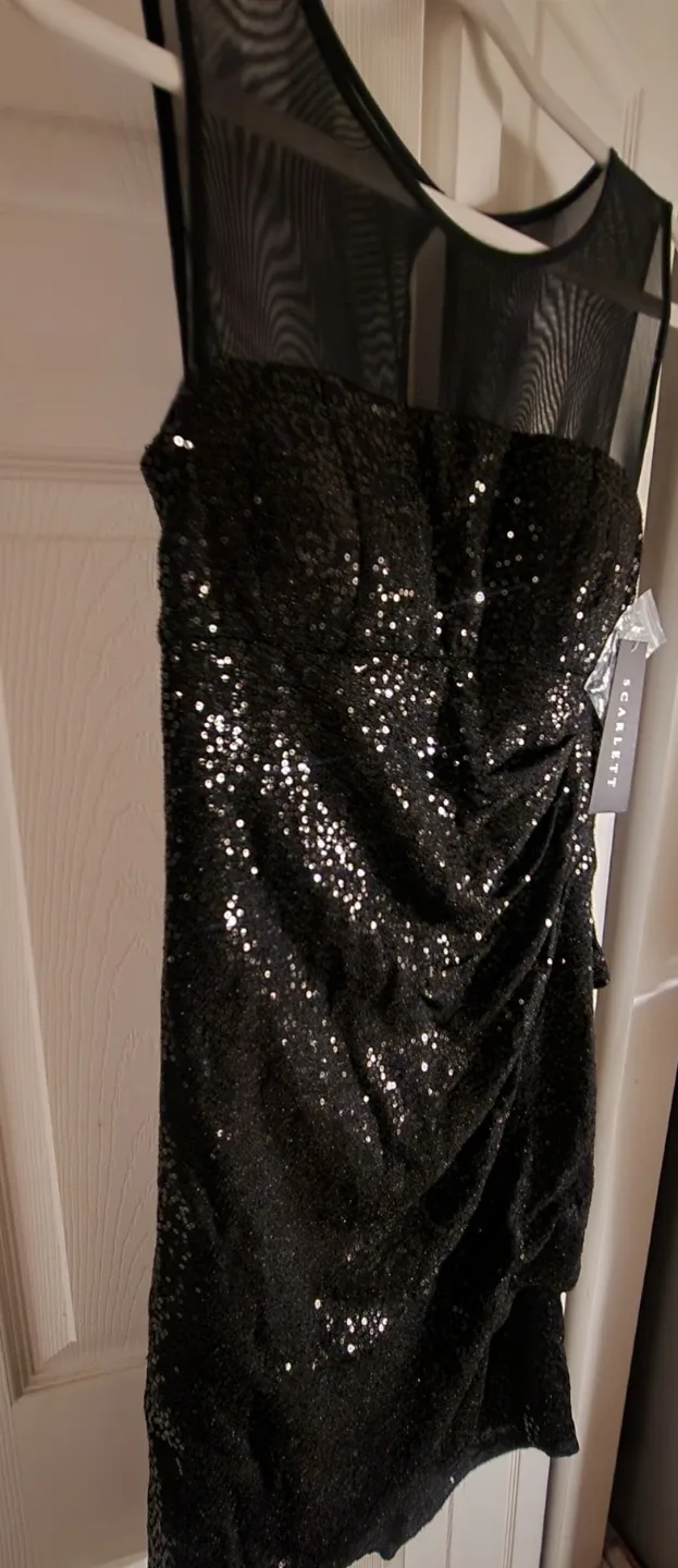 Scarlett Black Sequin Dress - Size 8 image indicator(4)