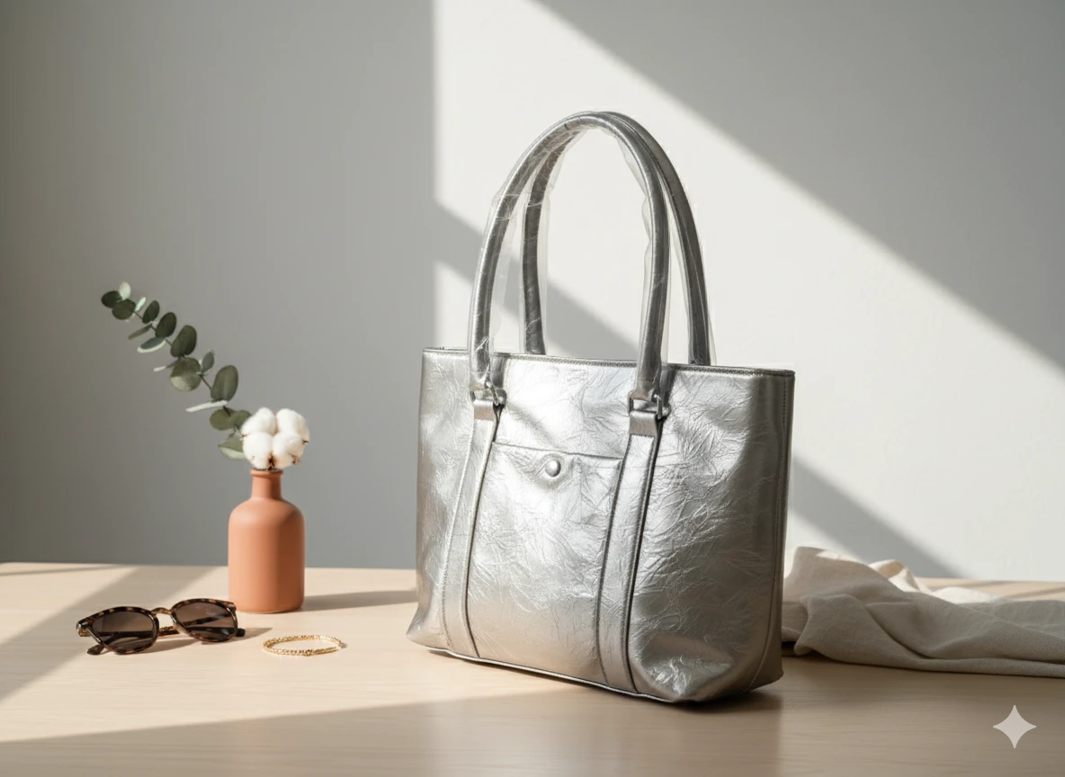 Silver Tote Bag - photo 2