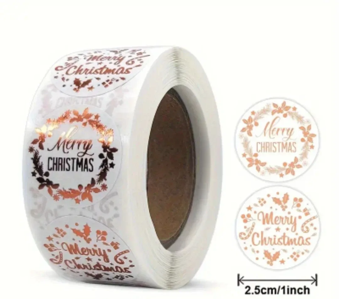 "Thank you" stickers rolls 500 pcs image indicator(8)