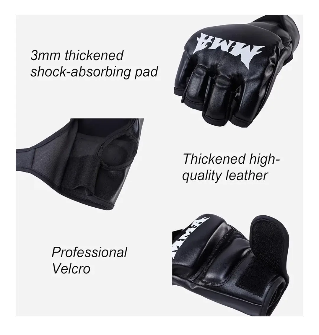 MMA Gloves - One Size - Red & Black image indicator(5)