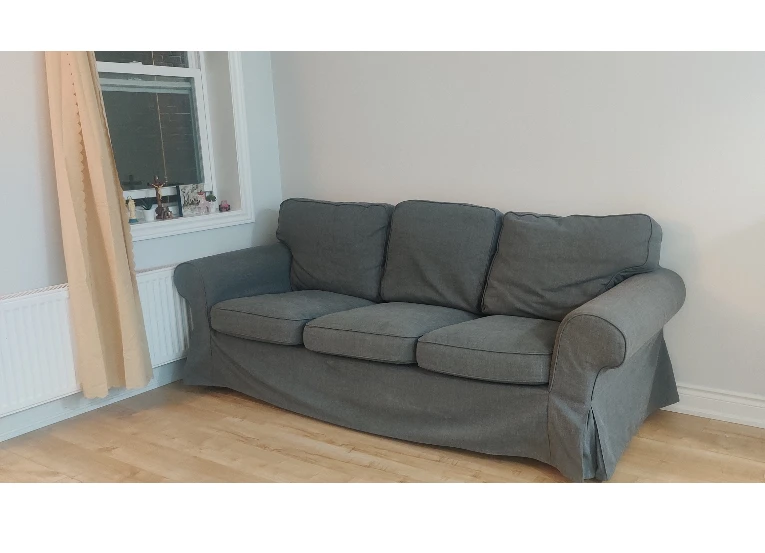 IKEA Ektorp 3-seat Sofa Couch - Grey