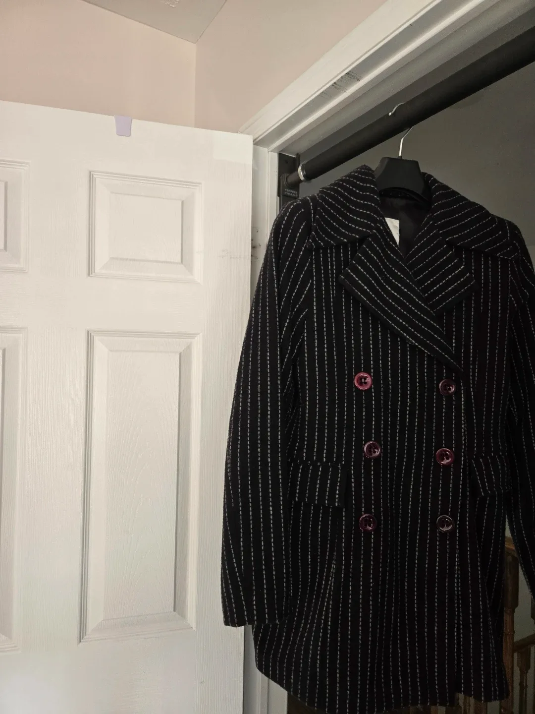 Striped Black Blazer