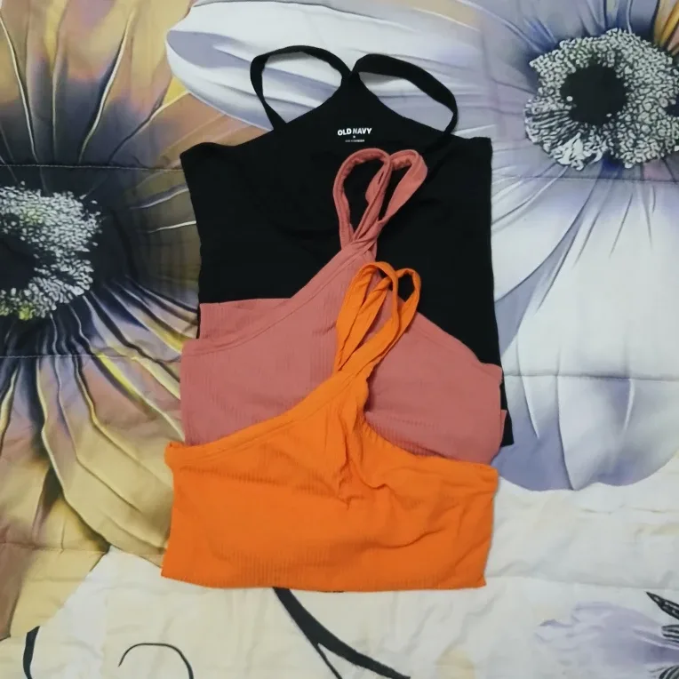 Old Navy Pink Halter Tops - Size M image indicator(3)
