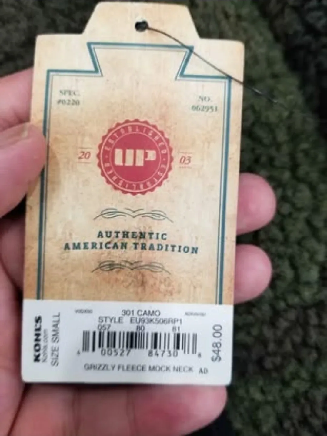 New Urban Pipeline Grizzly Fleece Jacket - Size Small image indicator(4)