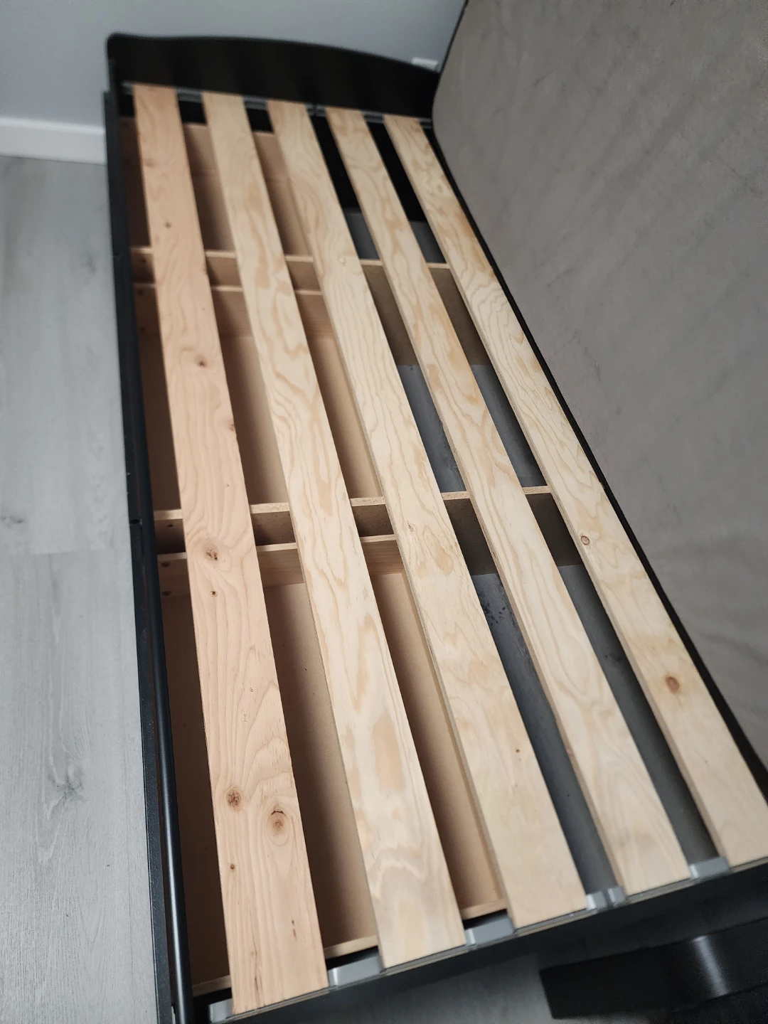 Black Bed Frame with Storage Drawers - photo 4