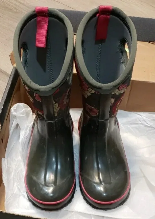 Bogs Kids Classic Pansies Boots - Size US 13 image indicator(5)