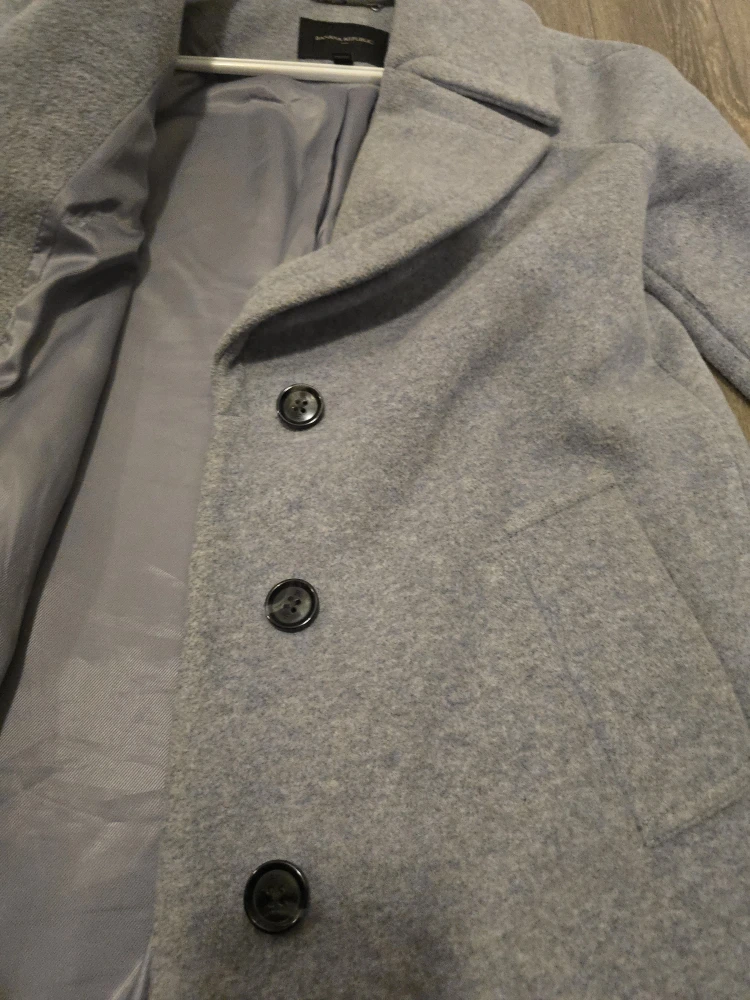 Banana Republic Grey Wool Coat XS Petite - photo 2