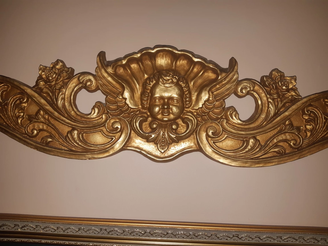 Ornate Gold Cherub Wall Decor - photo 2