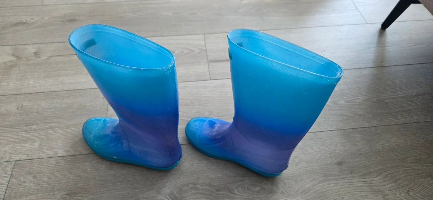 Blue Kids Rain Boots - Size 3 thumbnail