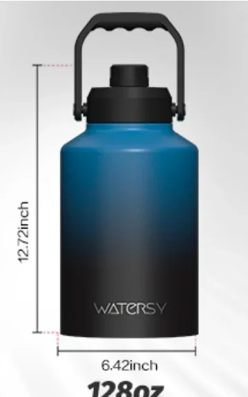 OBO NEW 128oz Stainless Steel Insulated Jug with bag image indicator(3)