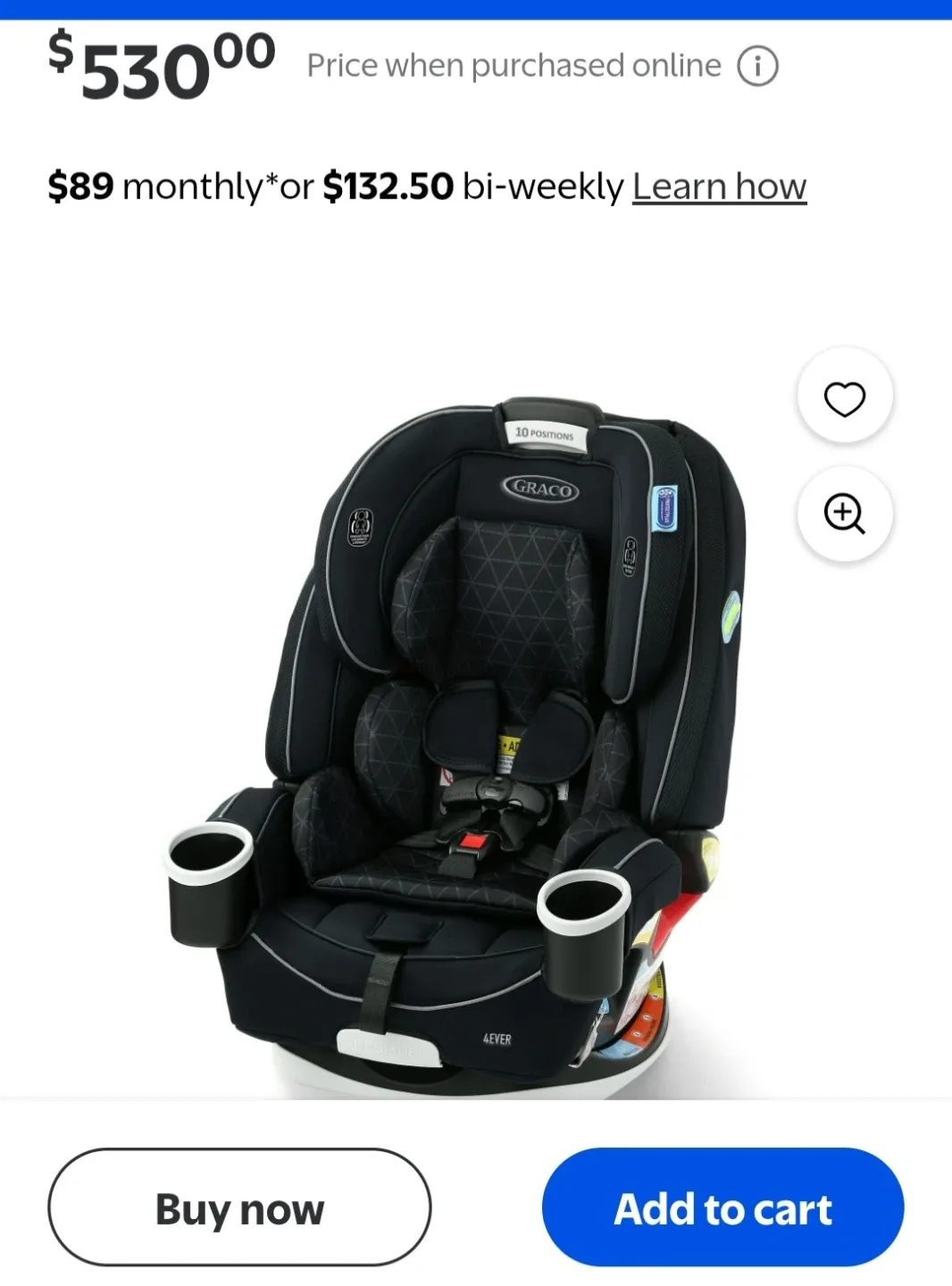 Graco 4Ever DLX Car Seat - ☆New!