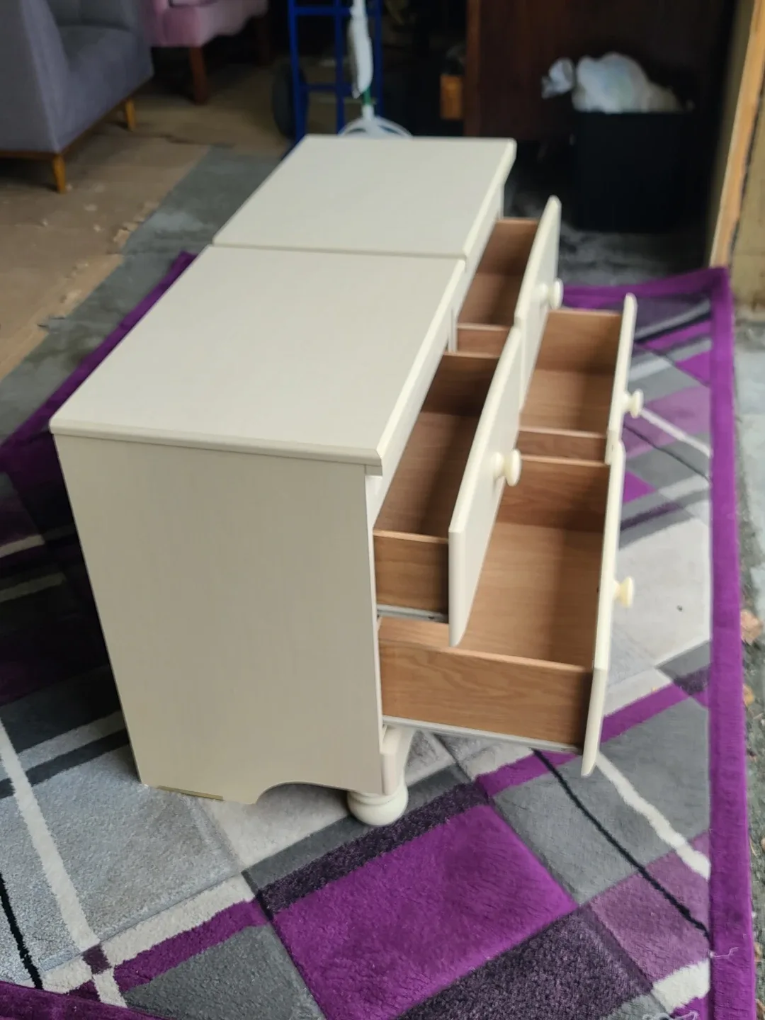 PAIR OF NIGHTSTANDS CREAM COTTAGE image indicator(4)