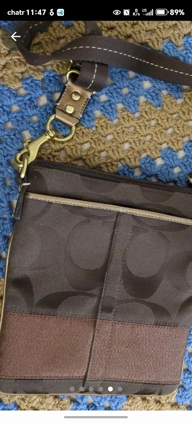 Coach Brown Crossbody Bag image indicator(3)