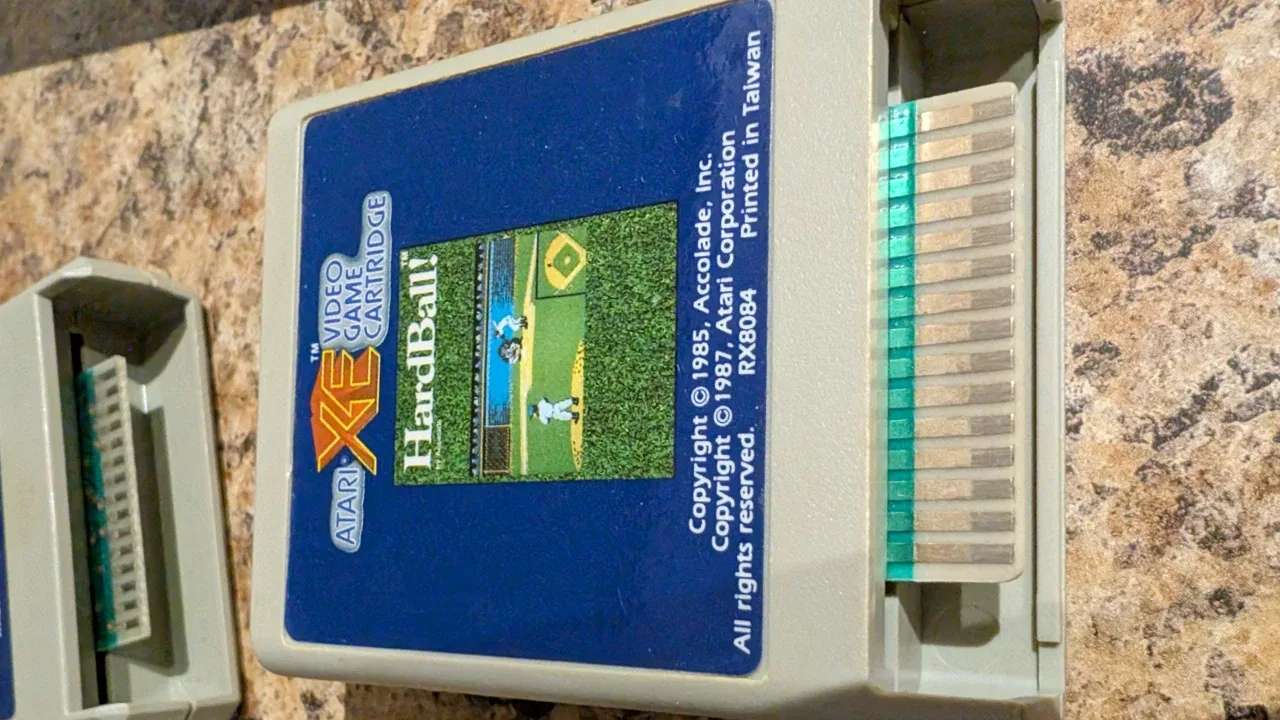 Atari XE console with Keyboard ,Games & Accessories image indicator(6)