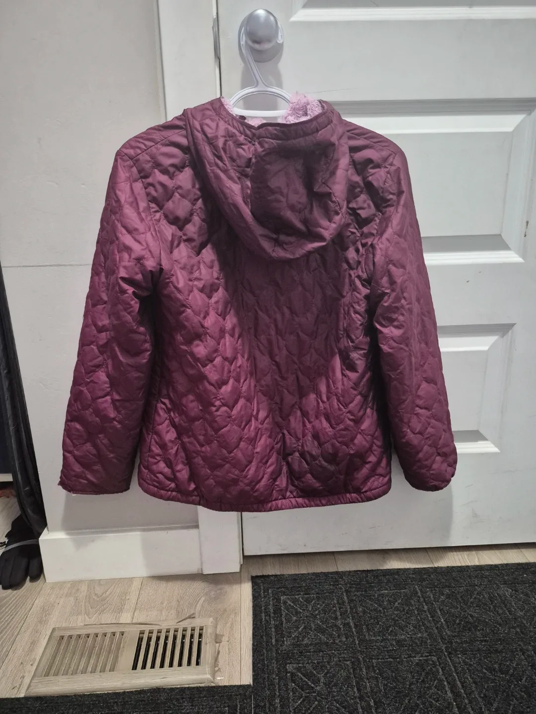 Columbia Girls' Quilted Purple Jacket 10-12 L image indicator(2)