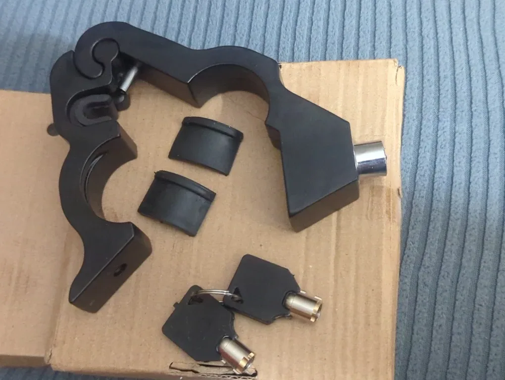 Motorcycle-eBike Brake & Throttle Security Lock image indicator(2)