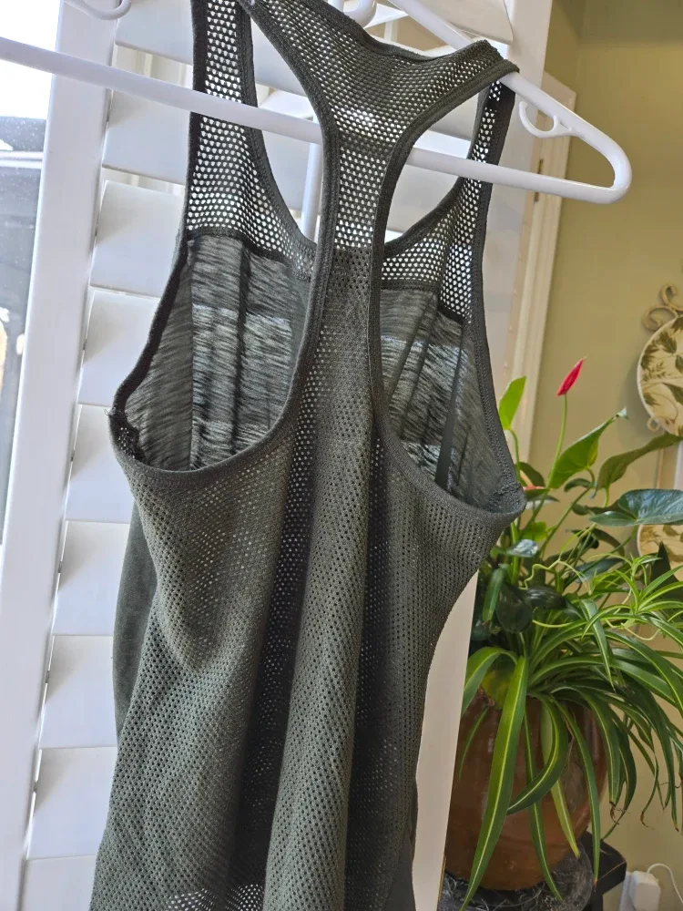 Old Navy Active Olive Green Tank Top - Size S image indicator(2)