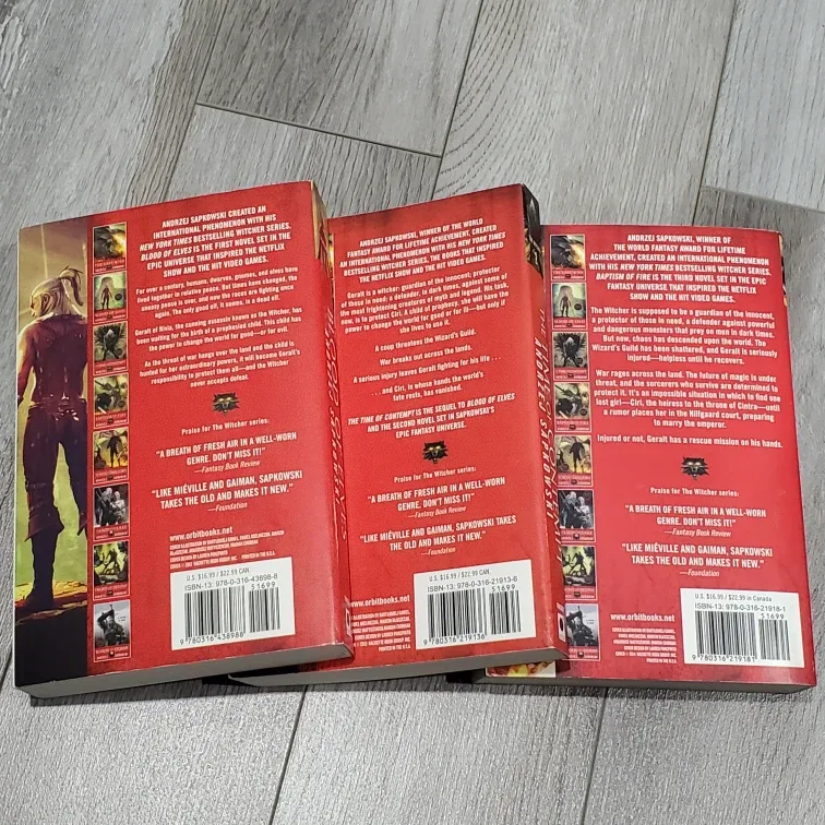 The Witcher Book Set: 1-3 image indicator(5)