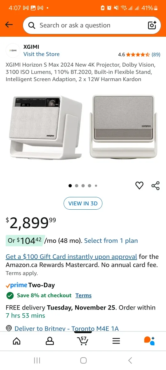 XGIMI Horizon S Max 2024 4K Projector image indicator(2)