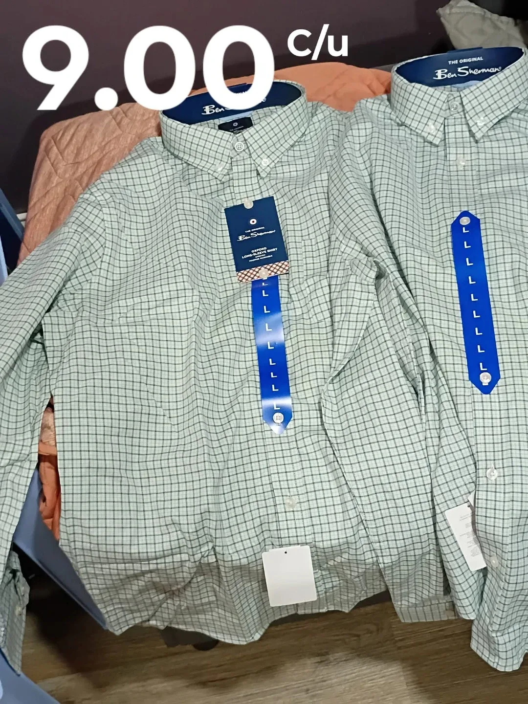 Ben Sherman Oxford Long-Sleeve Shirt - Size L