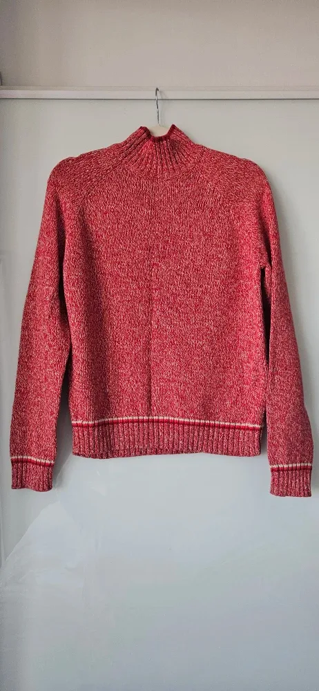 Red Knit Sweater, Size Medium