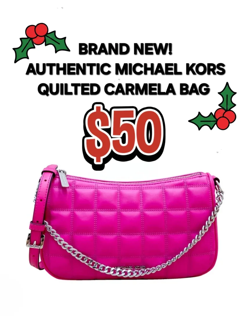 New MK Quilted Carmela Bag