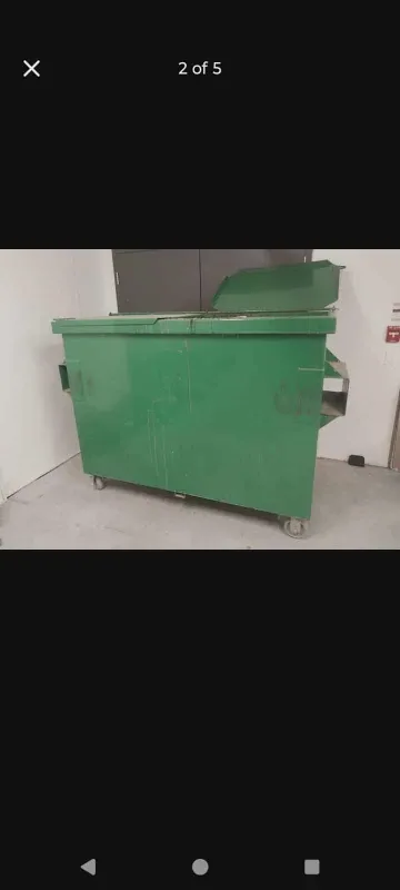 Green Industrial Waste Bin for $1500 each image indicator(2)