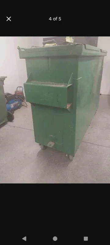 Green Industrial Waste Bin for $1500 each image indicator(4)
