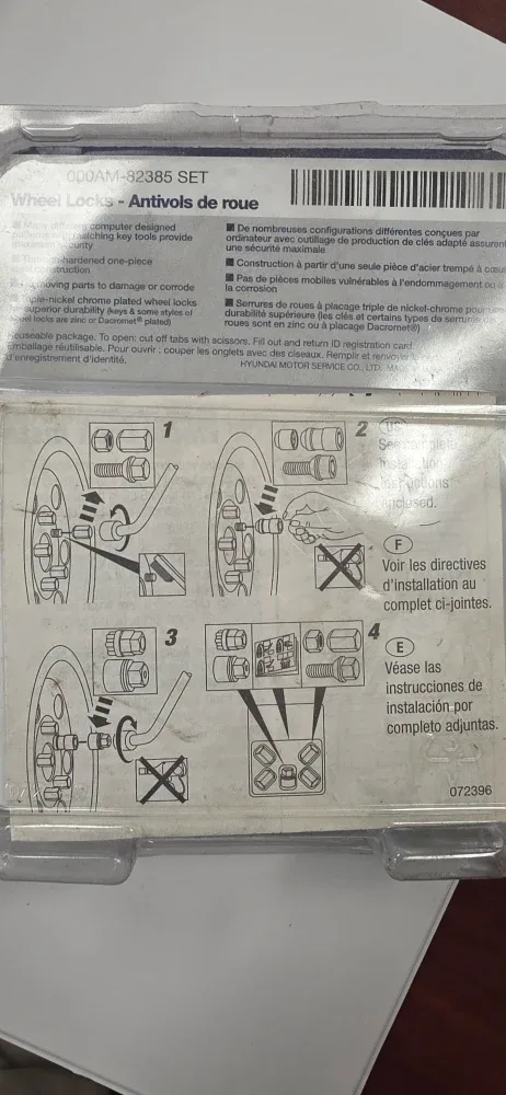 Hyundai Wheel Locks image indicator(2)