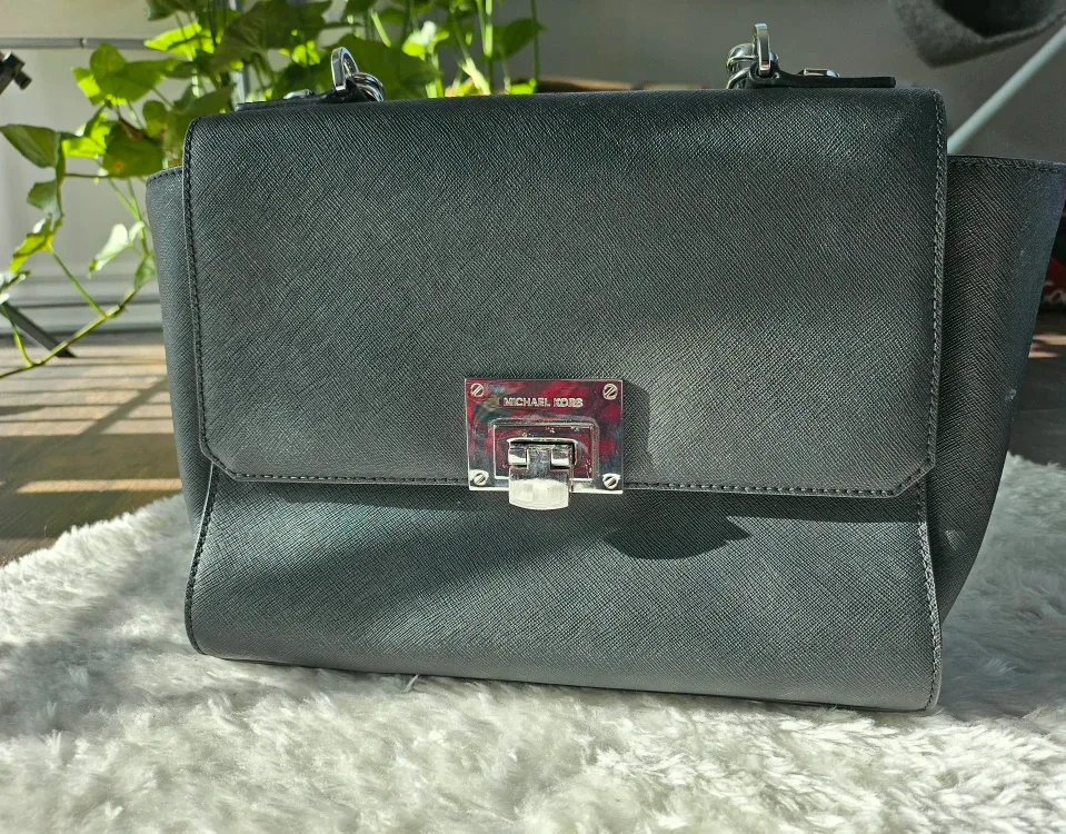 Michael Kors Black Leather Handbag