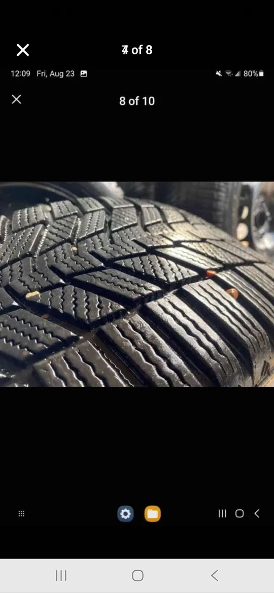 CONTINENTAL Winter Tires & Rims – 215/60R16 (5×112) – VW Jetta – image indicator(3)