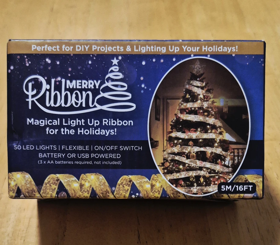 Christmas Tree ribbon light
