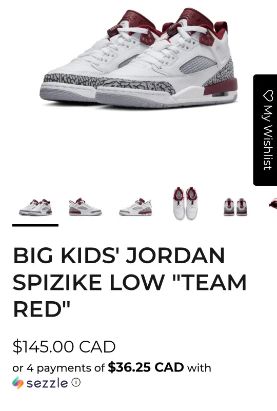 Boys Yout  Air Jordan Spizike Low (PS) - Size 3Y image indicator(2)