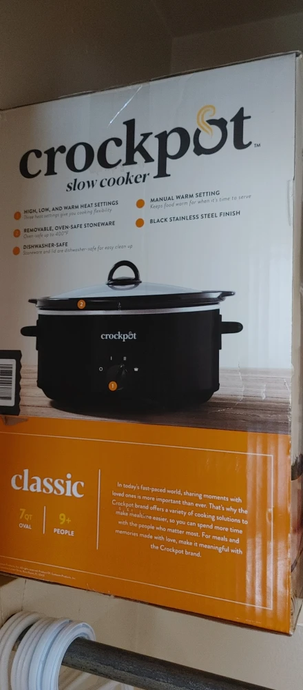 Crockpot Slow Cooker - Classic 7qt Oval - photo 2