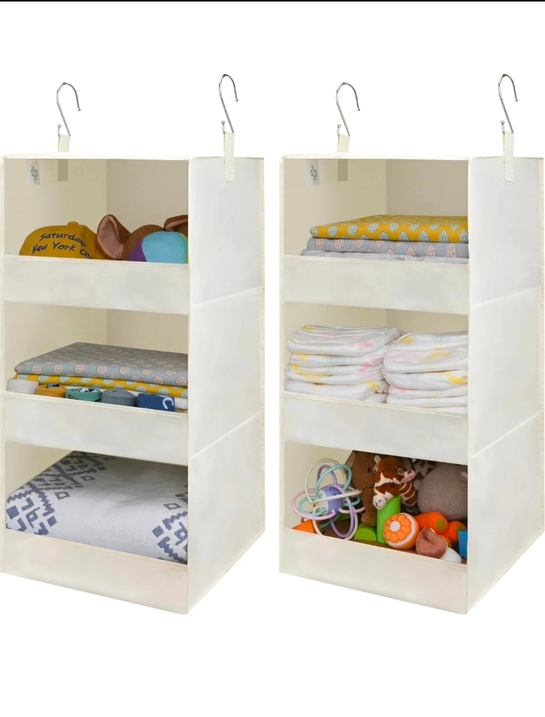 2 Hanging Closet Organizers