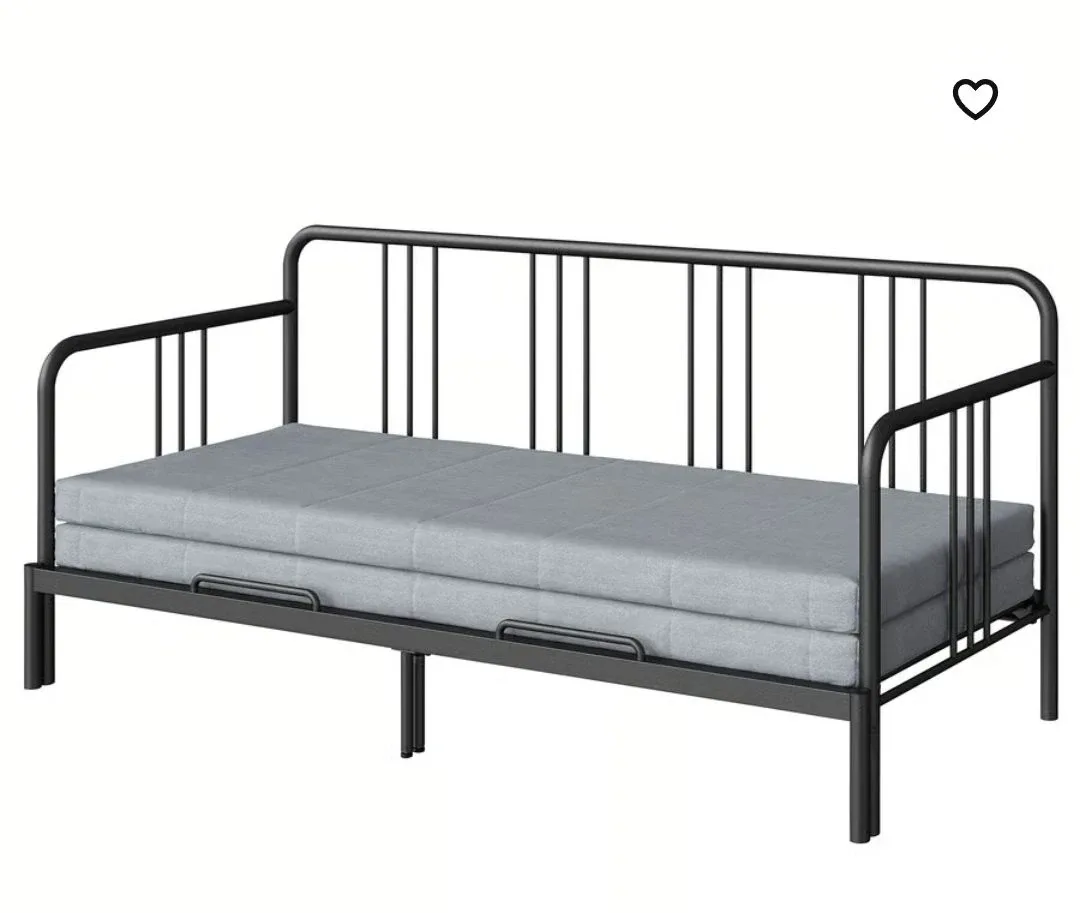 IKEA Fyresdal Daybed Frame - Black image indicator(4)